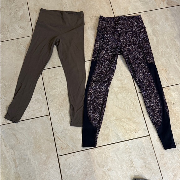Atletica Pants - Stylish Women's Leggings - Brown and Black Floral